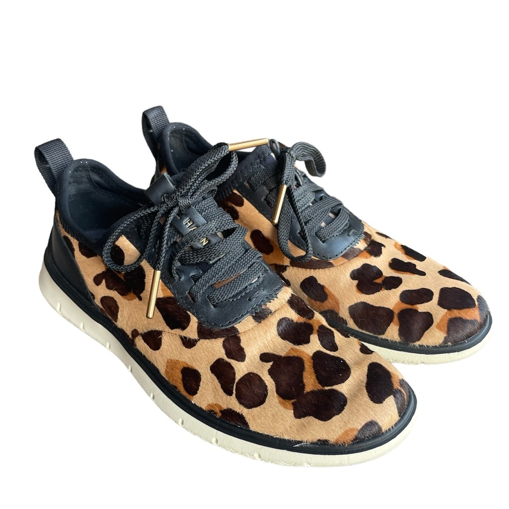 Cole Haan Zerøgrand Jaguar Print shoes Women’s Size 6 Excellent Condition